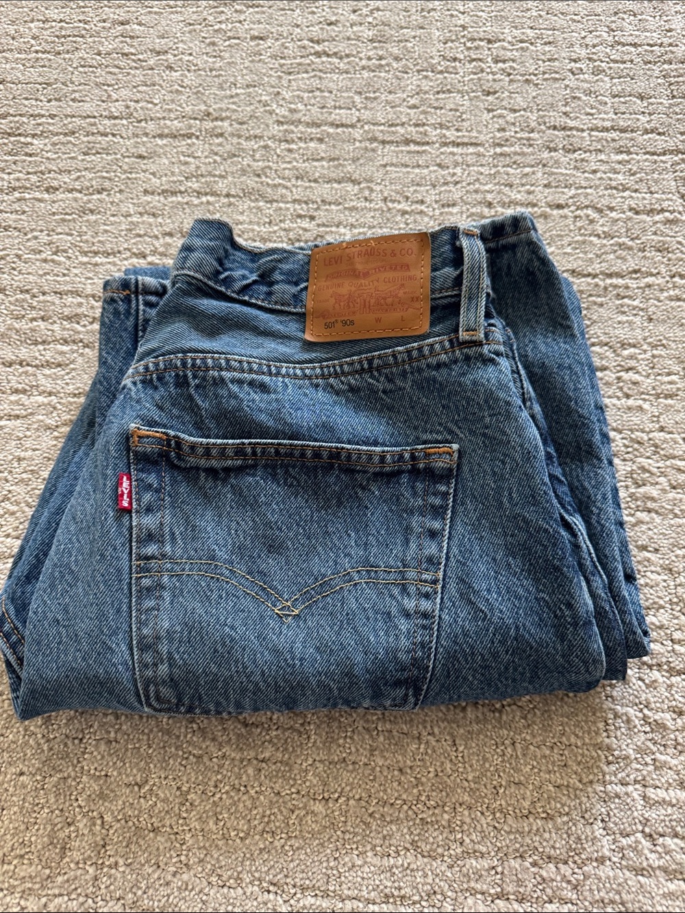 Levi’s Premium 501 ’90s Jeans Medium Wash Button Fly W31 L30